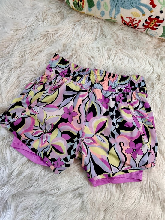 Avia Pants - Avia • Colorful Floral 2 Layer Running Shorts